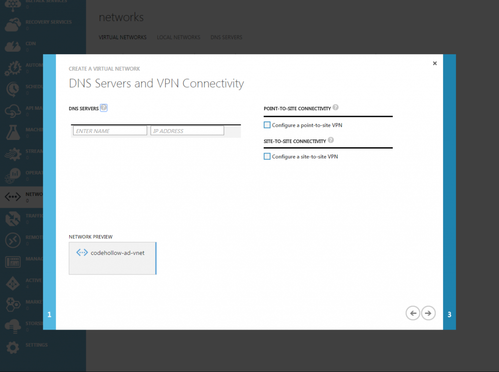 Add virtual network (2)