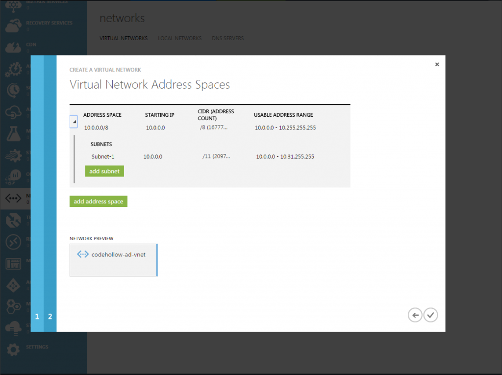 Add virtual network (3)